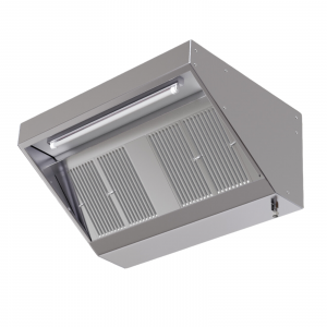 Hotte Snack Profondeur 900 avec Led et Sans Moteur -  Longueur 1200