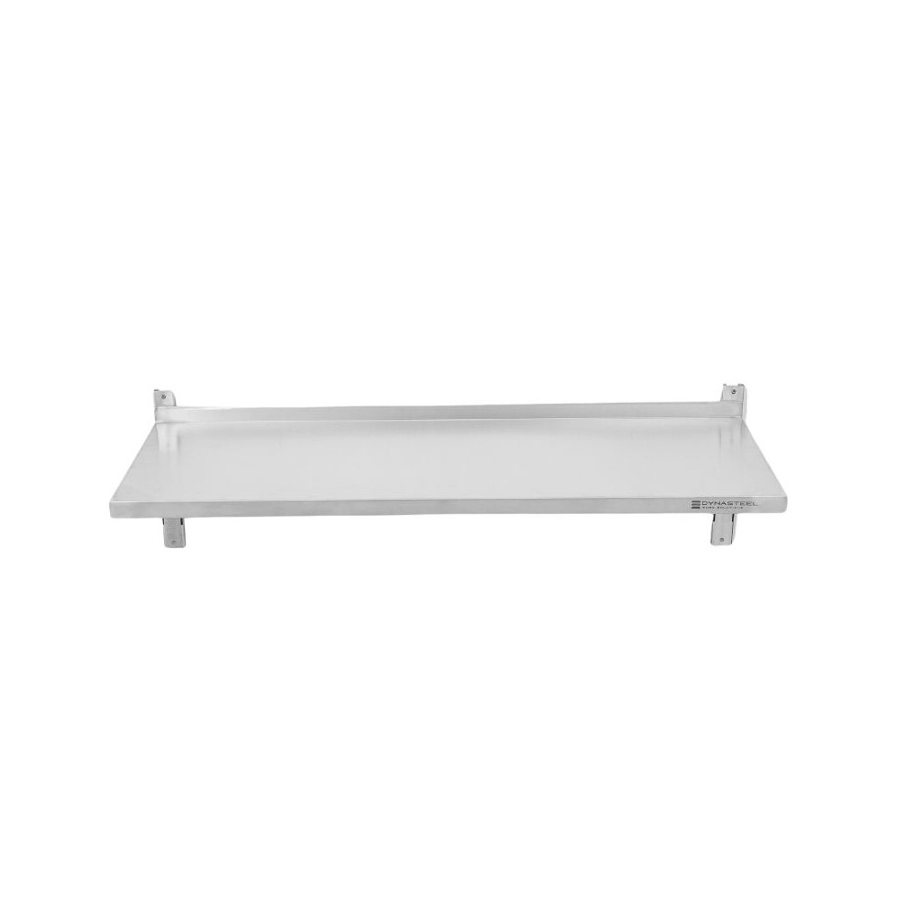 Etagère Murale en Inox sur Crémaillères - L 1200 x P 400 mm