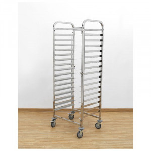 Echelle Pâtissière Inox 16 Niveaux Entrée 600 - 600 x 400 mm