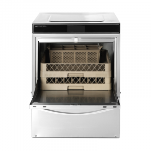 Lave-Vaisselle Professionnelle avec Adoucisseur et Pompe de Vidange - 230 V