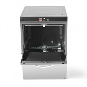 Lave-Verre Professionnel avec Doseur de Liquide de Rinçage et Détergent - 40 x 40 cm