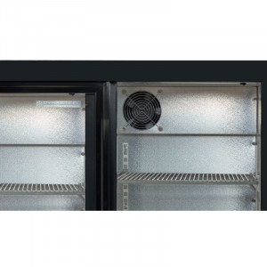 Arrière-Bar Réfrigéré Skinplate à 3 Portes Vitrées Coulissantes