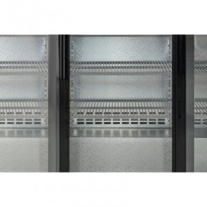 Arrière-Bar Réfrigéré Skinplate à 3 Portes Vitrées Coulissantes