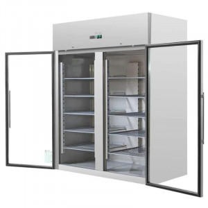 Armoire Réfrigérée Positive 2 Portes Vitrées GN 2/1 1400 L