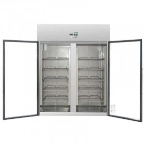 Armoire Réfrigérée Positive 2 Portes Vitrées GN 2/1 1400 L
