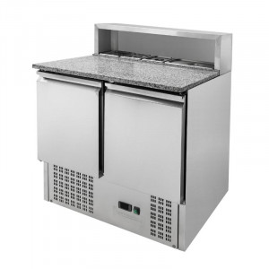 Meuble à Pizza Réfrigéré - 2 Portes - 5 Bacs GN 1/6