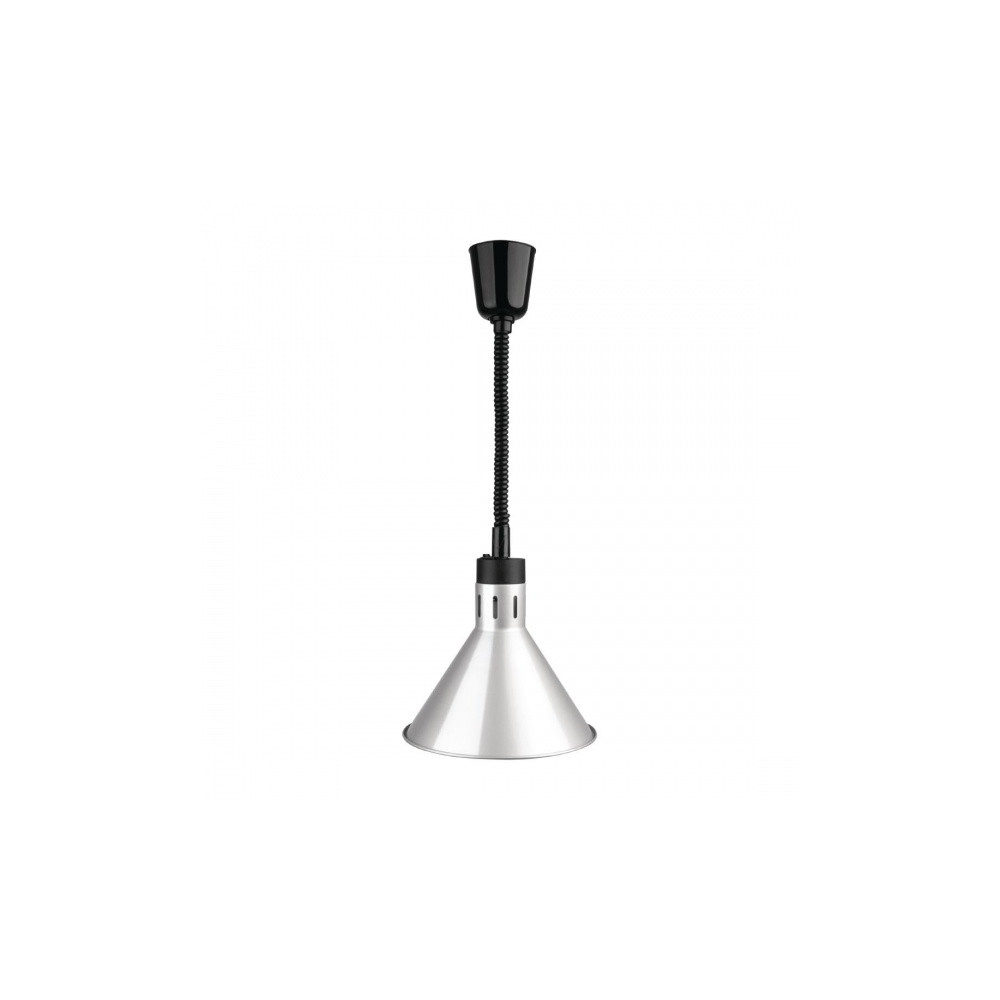Lampe Chauffante Conique Argentée