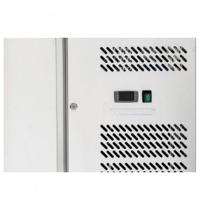 Table Réfrigérée 2 Portes GN1/1 - Profondeur 700 avec Dosseret