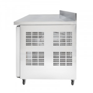 Table Réfrigérée 2 Portes GN1/1 - Profondeur 700 avec Dosseret