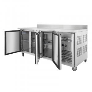 Table Réfrigérée 3 Portes GN1/1 - Profondeur 700 avec Dosseret