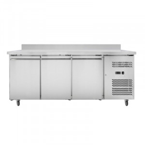 Table Réfrigérée 3 Portes GN1/1 - Profondeur 700 avec Dosseret