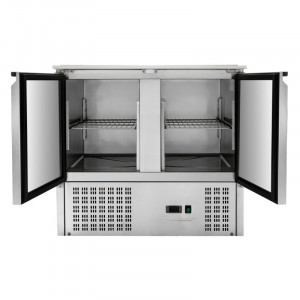 Saladette Compacte 2 Portes  - Avec Couvercle coulissant