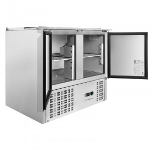 Saladette Compacte 2 Portes  - Avec Couvercle coulissant