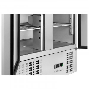 Saladette Compacte 2 Portes  - Avec Couvercle coulissant