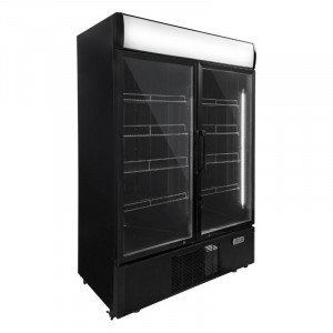 Vitrine à Boissons Réfrigérée - 2 Portes - 1000 L