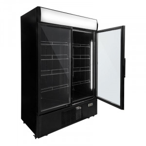 Vitrine à Boissons Réfrigérée - 2 Portes - 1000 L