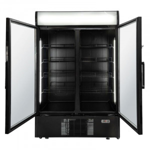 Vitrine à Boissons Réfrigérée - 2 Portes - 1000 L