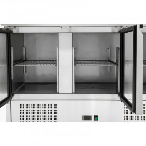 Saladette Compacte 3 Portes  - Avec Couvercle Coulissant