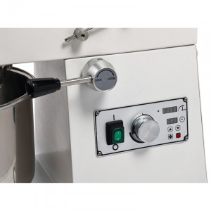 Pétrin 20 L avec Cuve Amovible et Tête Relevable - Vitesse Variable