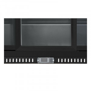 Arrière-Bar Réfrigéré Skinplate - 3 Portes Vitrées Coulissantes - 328 L