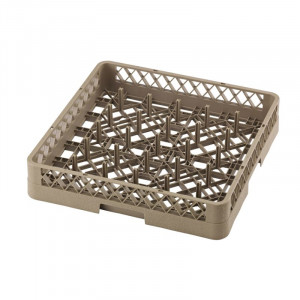 Lave-Vaisselle Professionnel avec Doseur de Liquide de Rinçage et Détergent et Pompe de Vidange - 50 x 50 cm