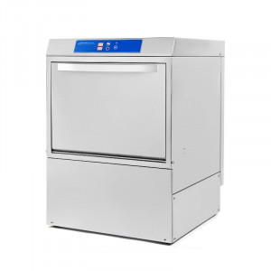 Lave-Vaisselle Professionnel avec Doseur de Liquide de Rinçage et Détergent - 50 x 50 cm