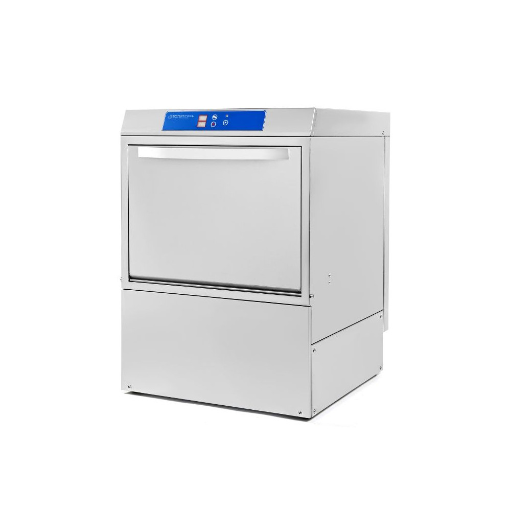 Lave-Vaisselle Professionnel avec Doseur de Liquide de Rinçage et Détergent - 50 x 50 cm