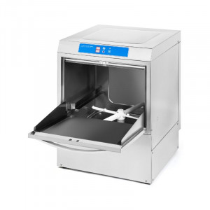 Lave-Vaisselle Professionnel avec Doseur de Liquide de Rinçage et Détergent - 50 x 50 cm