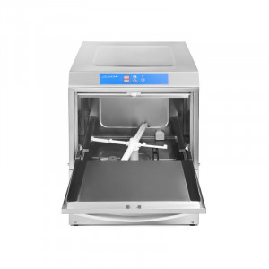Lave-Vaisselle Professionnel avec Doseur de Liquide de Rinçage et Détergent - 50 x 50 cm