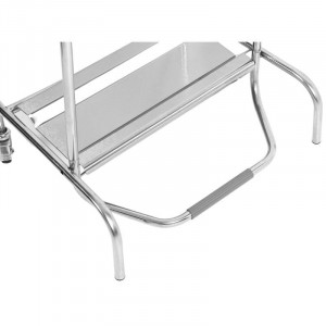 Porte Sac Poubelle Inox - 110 L